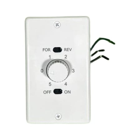 Ves Speed Control, Plate White, 4 1/2" H 117905