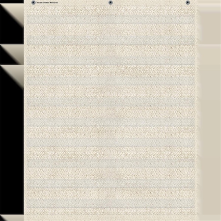 Roomfactory 34 x 44 in. Woven 10 Pocket Chart RO3493368