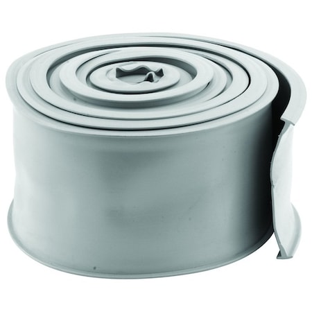 Prime-Line Garage Door Weatherstrip, 3 in W, 5/64 in Thick, 16 ft L, Vinyl, Gray CCGD12128