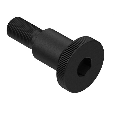 Ampg Cap Head Shoulder Bolts Low Profile Knurled Hex Drive Coarse Thread 12.0 mmx16.0 mm Ally Stl BLTS20-M120-0160ASB