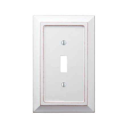 Amerelle 4040RDW Savannah Wood Wall Plate White 3502796