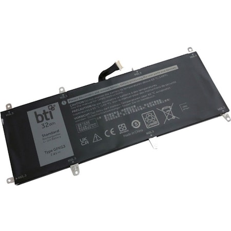 Battery Technology BTI Battery - For Notebook, Tablet - Battery Rechargeable - 4320 mAh - 32 Wh - 7.4 V GFKG3-BTI