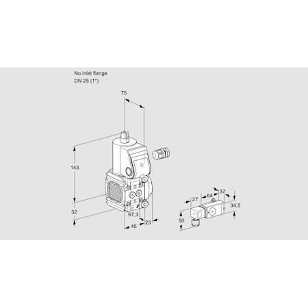 Honeywell Kromschroder VAS1-/25R/NW KS88026111