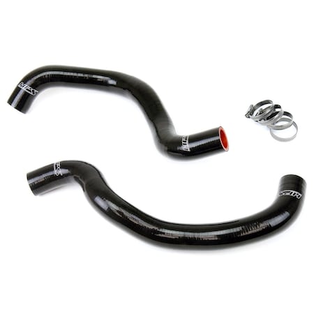 Hps Performance High Temp Reinforced Silicone Radiator Coolant Hose Kit, Black, 57-1384-BLK