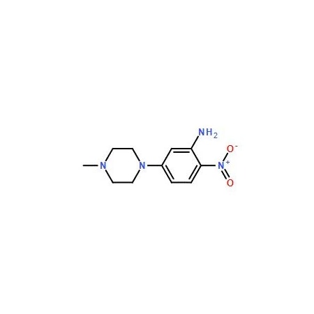 Ak Scientific 5-(4-Methylpiperazin-1-yl)-2-nitrophenylamine (500mg), CAS 23491-48-7 V0672-500mg