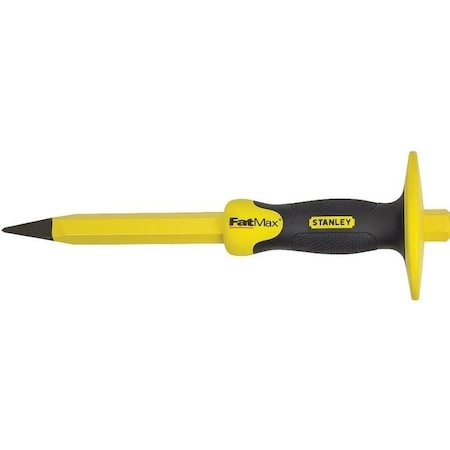 Stanley 16-329 Concrete Chisel, 3/4 in W Blade, 12 in OAL, Chrome Vanadium Steel Blade, Rubber Handle FMHT16578