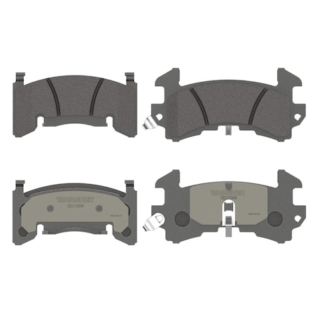 Wagner Brake OEX Front; Rear Disc Brake Pad Set Premium Ceramic,  OEX154M