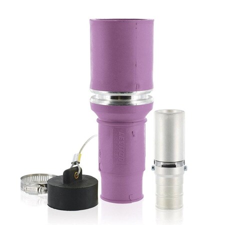 Leviton Pin & Sleeve Plug, 898 A, 1000V AC, Single Phase, 1 Pole, Purple, NEMA 3R 49F53-P