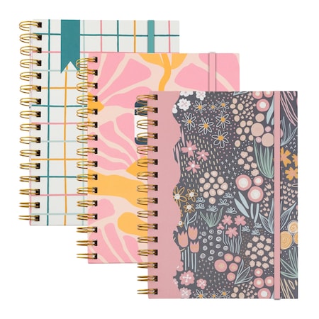 C-Line Products Signature Series Journals, Assorted Designs, 3PK 24002