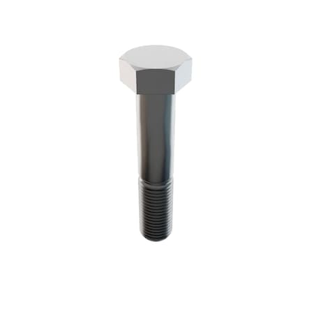 18-8, 1-1/2"-6 Hex Head Cap Screw, Plain Stainless Steel, 7-1/2 in L