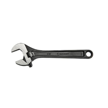 Crescent 8" Adjustable Black Oxide Wrench - Bagged AT28BK