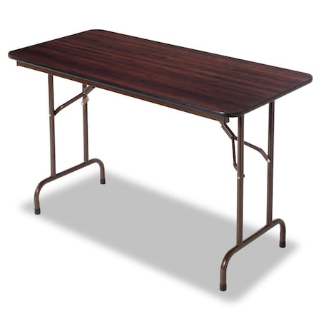 Alera Technologies Wood Folding Table, Rectangular, 60w x 18d x 29h FT726018MY