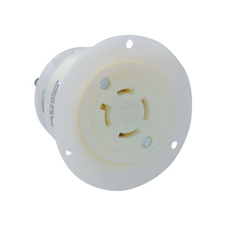 Leviton Industrial Grade Flanged Outlet 20 Amp, 250 Volt 3-Phase 2426