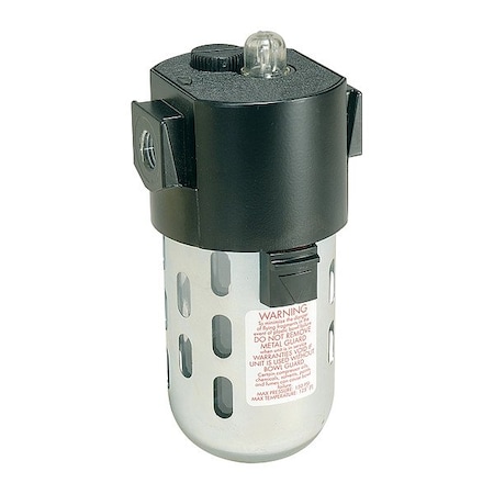 Wilkerson Lubricator, Polycarbonate Bowl, Mist L26-04-000