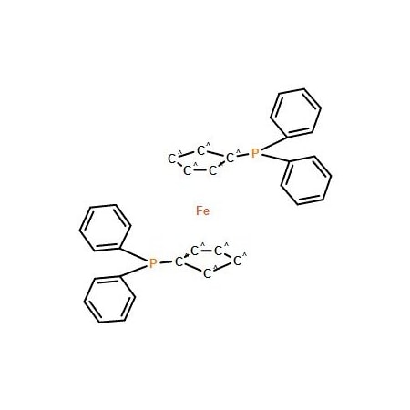 Ak Scientific DPPF, 1, 1'-Bis(diphenylphosphino)ferrocene (5g), CAS 12150-46-8 P147-5g