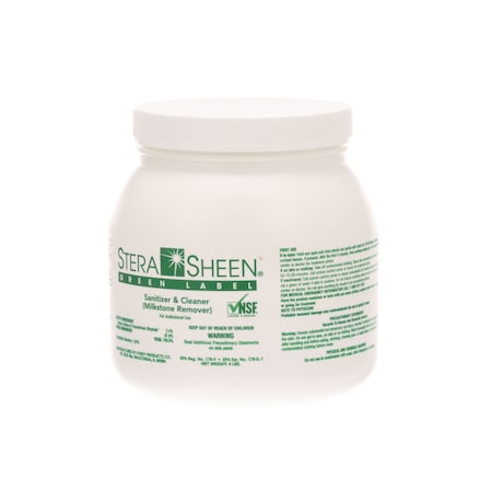 Stera-Sheen 4 lbs Green Label Sanitizer & Cleaner, 4PK SSG44
