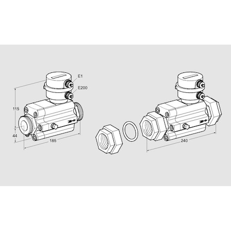 Honeywell Kromschroder FLOMTR, DM 10R25 40 KS03200378