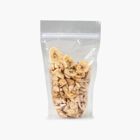 Nashville Wraps 5x8x2.5 Stand Up Zipper Top 2.5 mil Clear Bags, 50PK VSUZP58