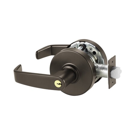 Sargent Storeroom or Closet F86 Cylindrical Lever Lock Grade 1 with L Lever and L Rose with Large 6010XG04LL10BE