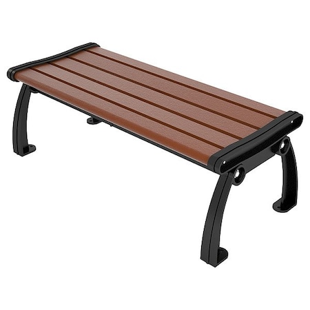 Ultrasite Outdoor Bench, 48 in L, Brown PB 4BROBFHERBAC