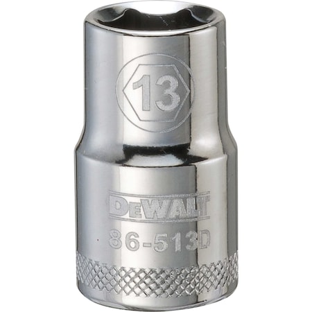 Dewalt Drive Socket, 6-Point, 13mm - 1/2in DWMT86513OSP