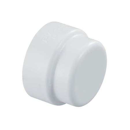 Orbit End Cap PVC-Lock 1in D White 35680
