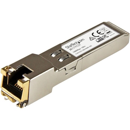 Startech.Com HPE J8177C COMPATIBLE SFP - 1000BASE-T 1GBPS - 1GBE MODULE - 1GE GIGABIT ETHERNE J8177CST