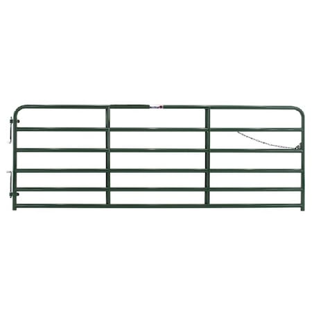 Tarter Bull Gate, 14 ft W Gate, 52 in H Gate, Steel Frame, Red 2RG14