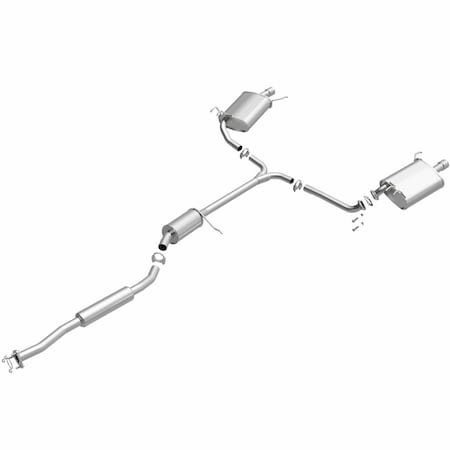 Bre Exhaust Exhaust System, Aluminized Steel; With Mufflers; 2-1/8 Inch Pipe Diameter; Single Exhaustdual 106-0148