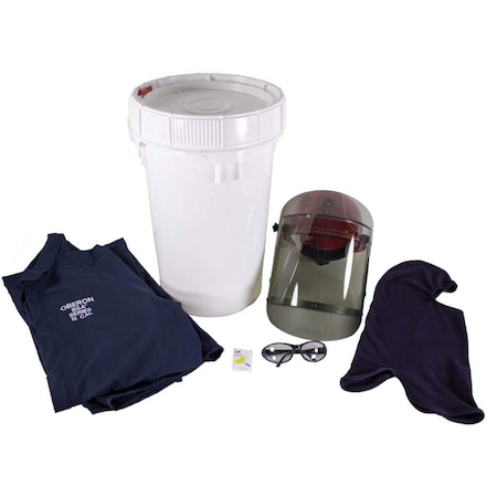 Oberon Arc Flash Clothing Kit, Navy, XL EV12-BKT-XL-10