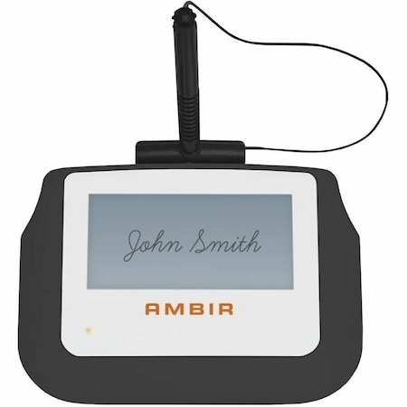 Ambir nSign 110 Signature Pad - Passive Stylus - Wired - 4" LCD - 320 x 160 - USB SP110-RDP