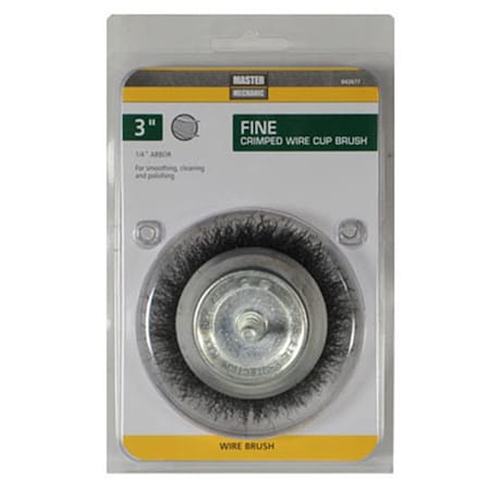 Disston 3 in. Master Mechanic Fine Utility Crimped Wire Cup Brush 842677