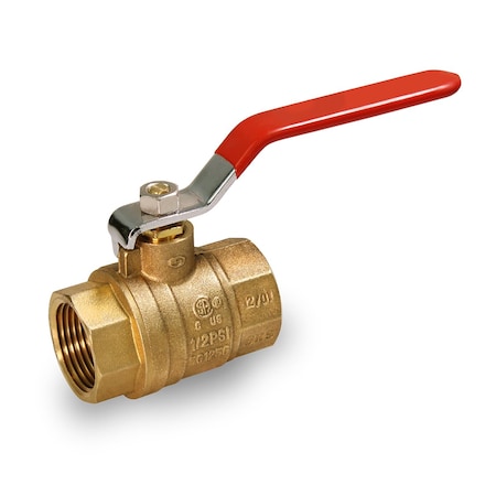 Everflow FIP Gas Ball Valve, Brass 1/2" 300T012