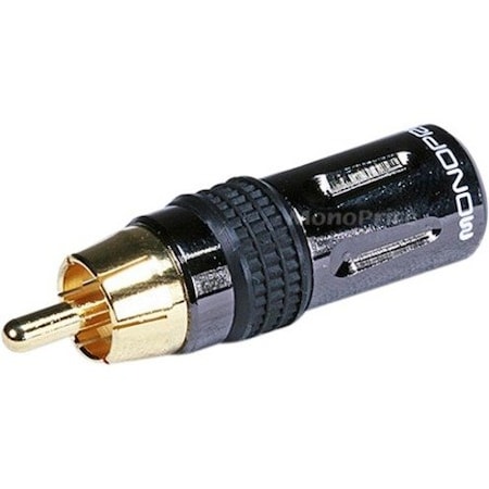 Monoprice RCA Plug, RCA male, Gold tip, RG6 6212