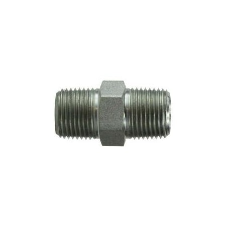 Midland Industries NIPPLE HEX 1/4IN MPT 1/4IN MPT STL 54044