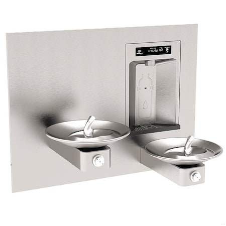 Haws Bi-LevelFountainw/BottleFiller, 283/8inH 1011HS