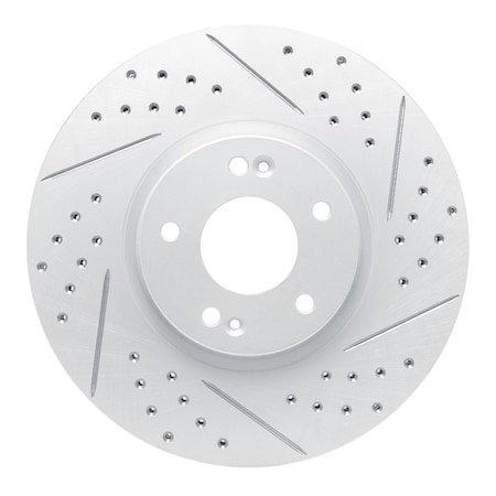 Dynamic Friction Co DFC Geoperformance Rotor - Drilled and Slotted 830-03047R