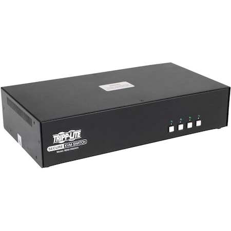 Eaton EATON Tripp Lite Series Secure KVM Switch, 4-Port, HDMI to DisplayPort, Dual Monitor, 4K, NIAP PP3.0 B002-HD2AC4