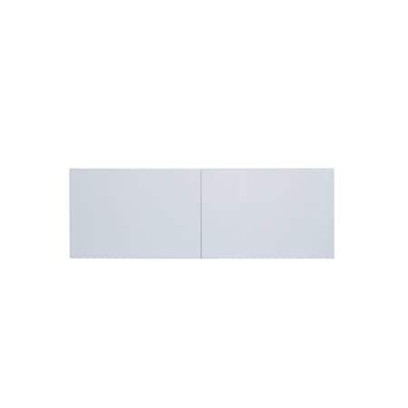 Cambridge Radiance 36in.Wx24in.Dx12in.H Ready to Assemble Slab Wall Bridge Kitchen Cabinet in White Gloss SA-W361224-WG-KIT