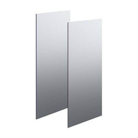 Amgood 12 in. x 24 in. Stainless Steel Sheets. 18-Gauge 430 Stainless Steel, 2PK AMG SP-1224-Z
