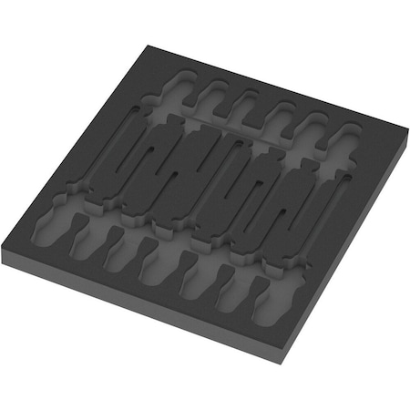 Wera 9814 Foam insert The Chiseldriver screwdriver set 1, empty, 344 x 30 x 392 mm 5137314001