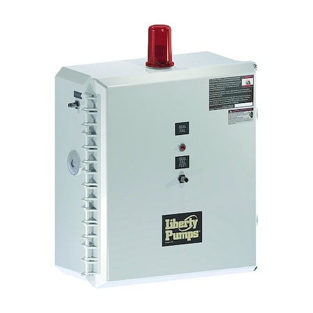 Liberty Pumps DuplexControlPanel, 4 to 6.3A, Three ISD34=3-171-5