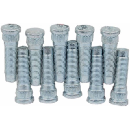 Newalthlete 8368 0.50 in. - 20 x 1.75 in. Wheel Studs 10pk 0.615 in. Knurl NE3626193