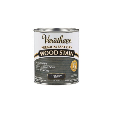 Rust-Oleum Varathane Carbon Gray Premium Fast Dry Wood Stain, 2PK 304559
