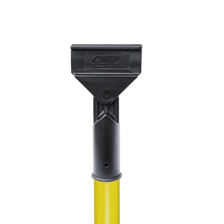 Chief Clean Power Stick dust mop handle on 60" yellow fiberglass handle, 3PK PWRSTICKFBGY/3