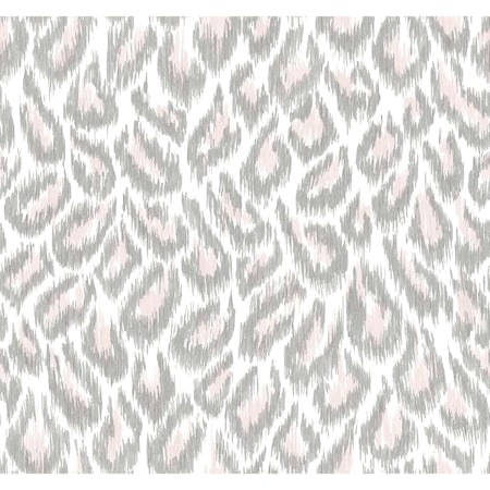 A-Street Prints Electra Blush Leopard Spot String Wallpaper 2973-90303