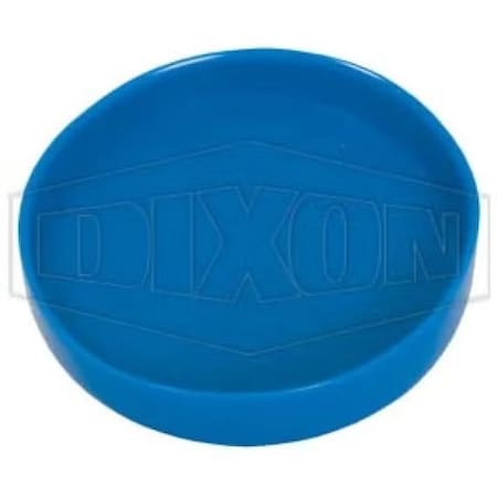Dixon BCC Clamp End Protection Cover, Suitable For Use w/ Sanitary Fitting, 8 in, Plastic/Vinyl, Blue BCC-800