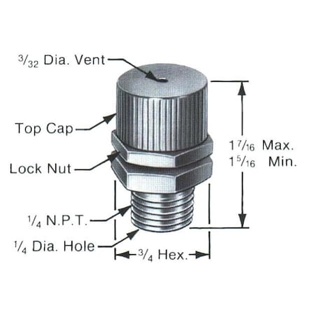 Oil-Rite Precision Relief Valve - 30 +/- 5 PSI, Aluminum Alloy A4454-1