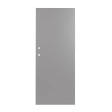 Fortis Doors Steel Door, Universal/Reversible, 80 in H, 36 in W, Galvanized Steel, Type: Single Door 18GHFVST3680CDL