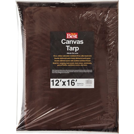 Do It Best 10 Oz. 12 Ft. x 16 Ft. Canvas Tarp TCR10012016T